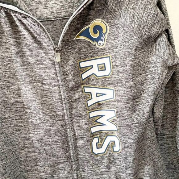 LOS ANGELES RAMS Hooded Women's Jacket Sz M - Picture 3 of 4